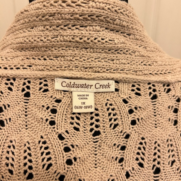 Coldwater Creek Cardigan 1X - Picture 4 of 4